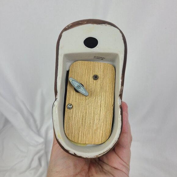 Jasco Mouse Music Box Plays Deck the Halls Hand Painted Tested WORKS - Picture 7 of 16